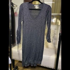 Glitter Accent Dress